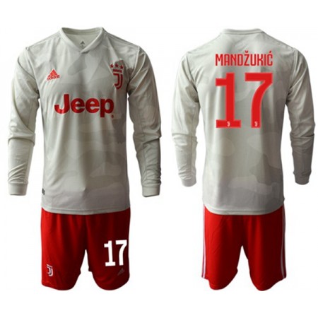 Juventus MANDZUKIC 17 Kind Uit Tenue 2019-20 L/S Juventus MANDZUKIC 17 Kind Uit Tenue 2019-20 L/S